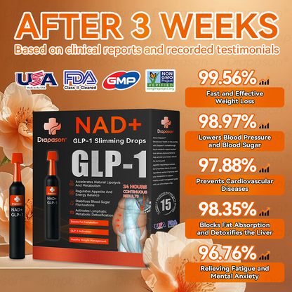 𝐷𝑖𝑎𝑝𝑎𝑠𝑜𝑛® 𝑁𝐴𝐷+ 𝐺𝐿𝑃-1 Slimming Drops 💧 - Suitable for Obesity, Diabetes, and Cardiovascular Conditions
