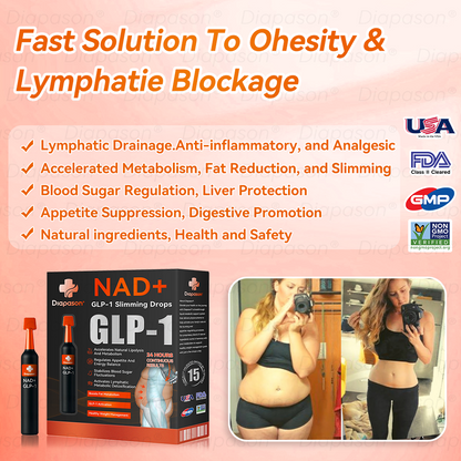 𝐷𝑖𝑎𝑝𝑎𝑠𝑜𝑛® 𝑁𝐴𝐷+ 𝐺𝐿𝑃-1 Slimming Drops 💧 - Suitable for Obesity, Diabetes, and Cardiovascular Conditions