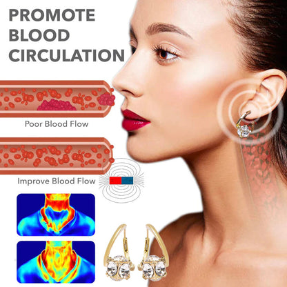 (LAST DAY OF SALE – 30% OFF 🔥) 𝐂𝐙𝐓𝐈𝐂𝐋®💧 Lymphvity Magnetic Therapy Germanium Earrings