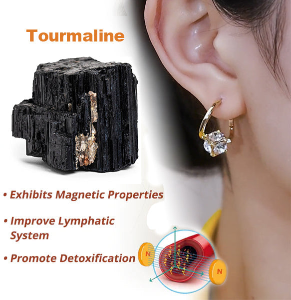 (LAST DAY OF SALE – 30% OFF 🔥) 𝐂𝐙𝐓𝐈𝐂𝐋®💧 Lymphvity Magnetic Therapy Germanium Earrings